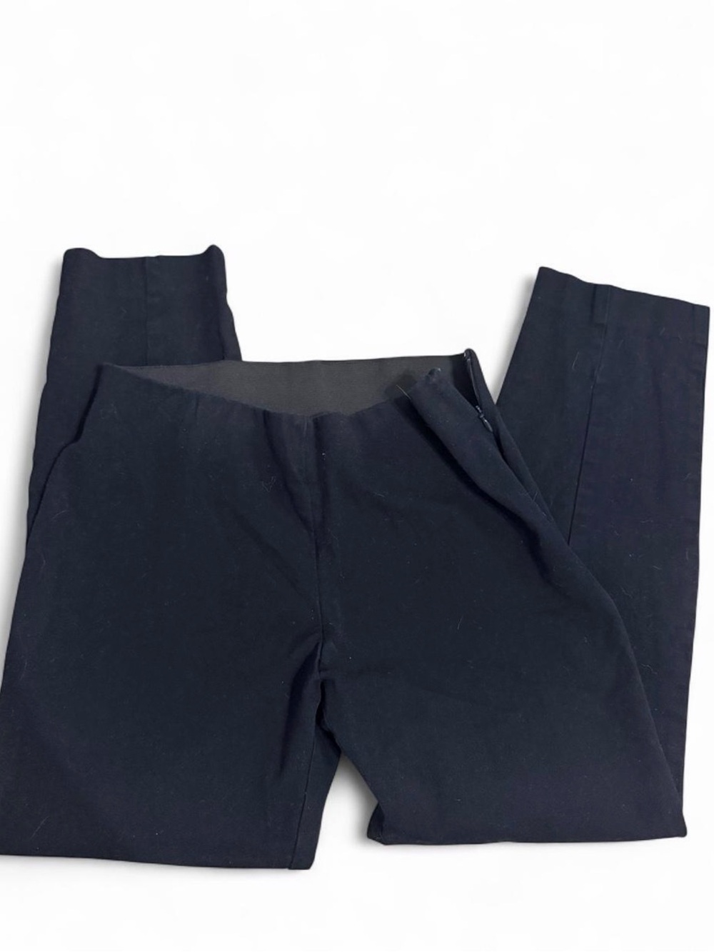 Black Stretch Ponte Skinny Pants/ Trousers